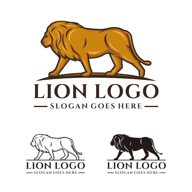 Lion logo sjabloon