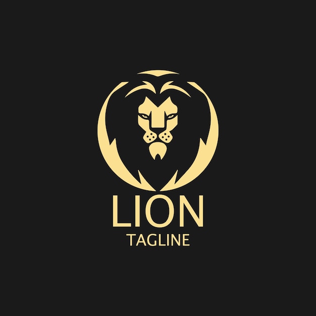 Lion Logo Template vector icon illustration design