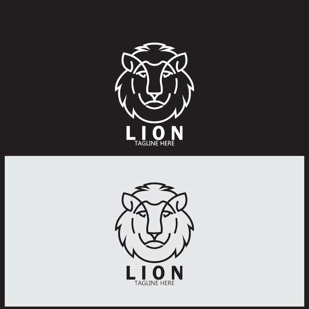 Lion Logo Template vector icon