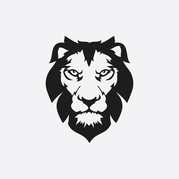 Lion logo template vector icon