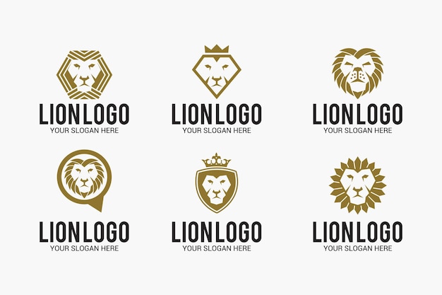 Lion logo vector designs