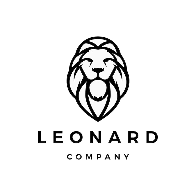 Lion logo vector illustratie van het pictogram