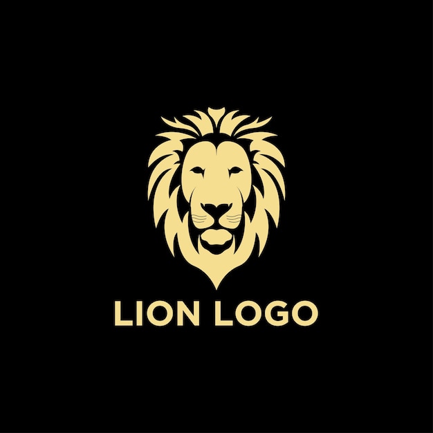 Lion logo vector illustration emblem design