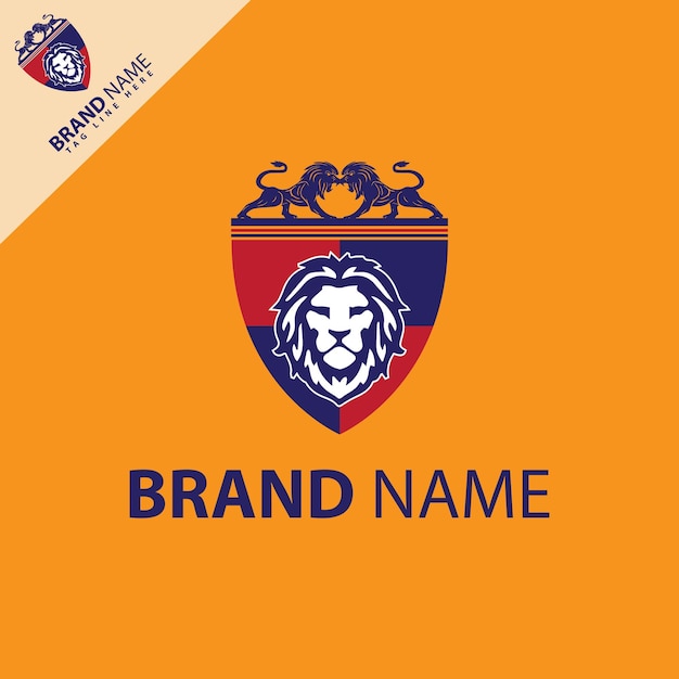 Vector lion logos