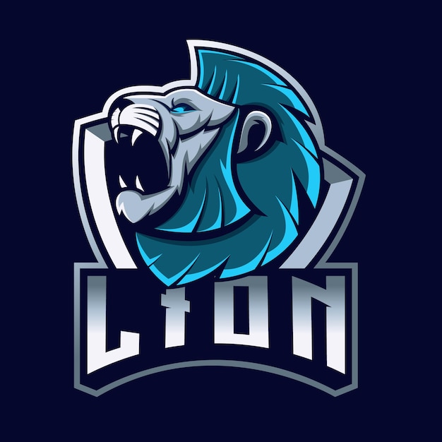 Lion mascot logo good use for symbol identity emblem badge and more