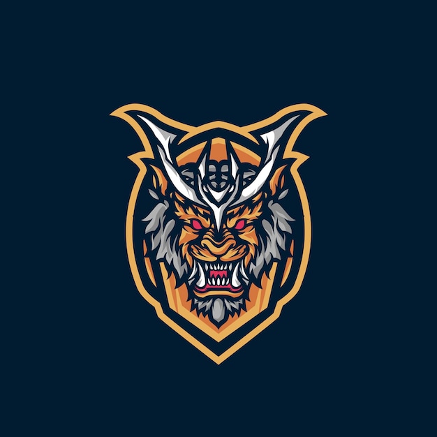 Vector lion mascot