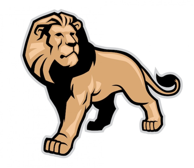 Mascotte lion