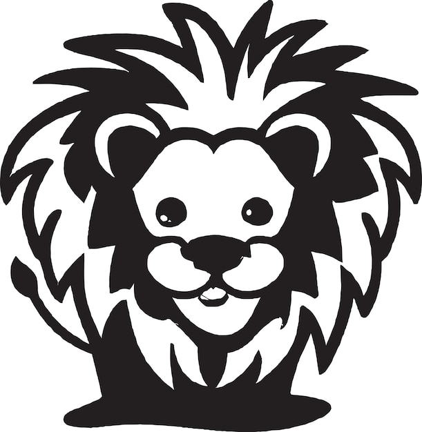 動物慈善団体のためのライオンの足跡のロゴ ベクトル
