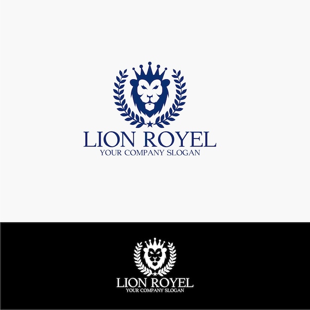 Vector lion royel logo