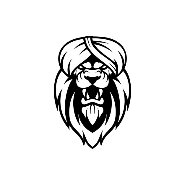 Lion Sorban Outline