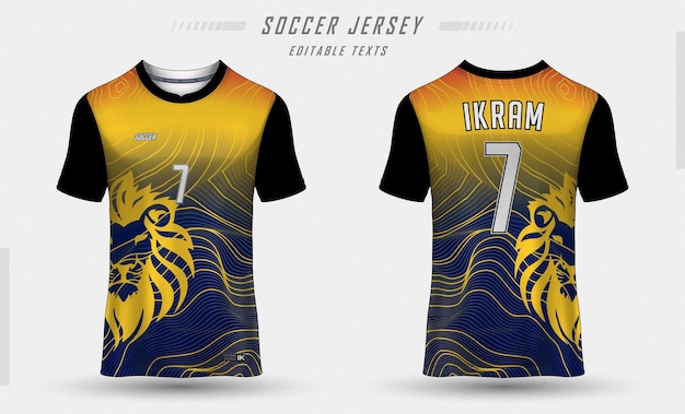 Vector lion sublimation jersey by ikram raza