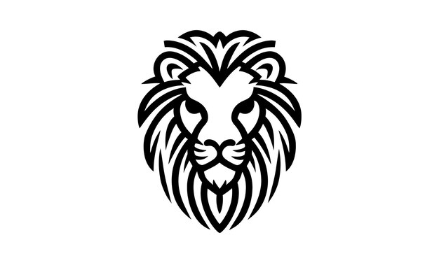 lion vector icon graphic logo design