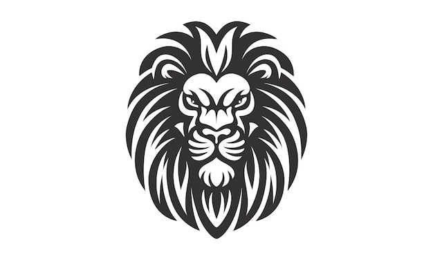 lion vector icon graphic logo design