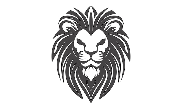 lion vector icon graphic logo design