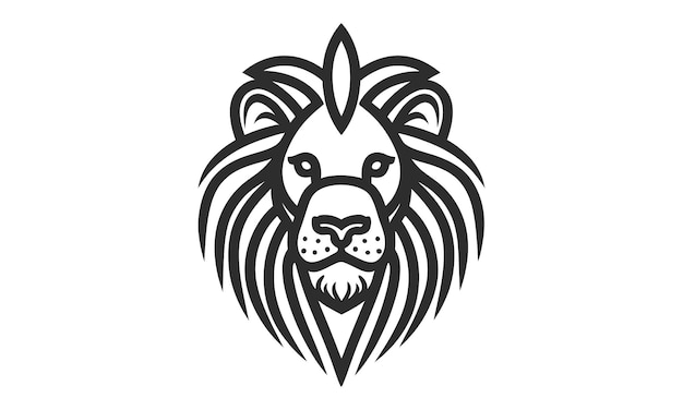 lion vector icon graphic logo design