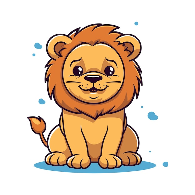 Vector lion vector