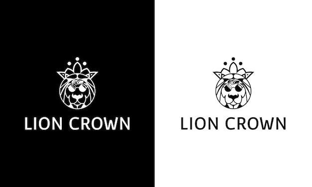 Lion with crown logo inspiration