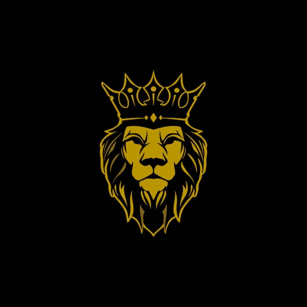 Lion with crown logo