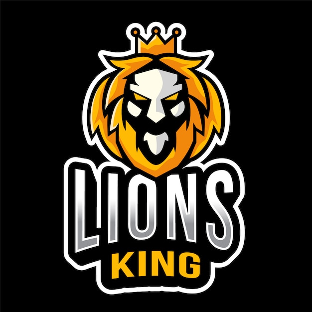 Lions King Esport Logo sjabloon