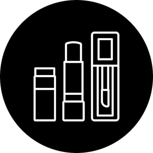 Vector lip makeup icon