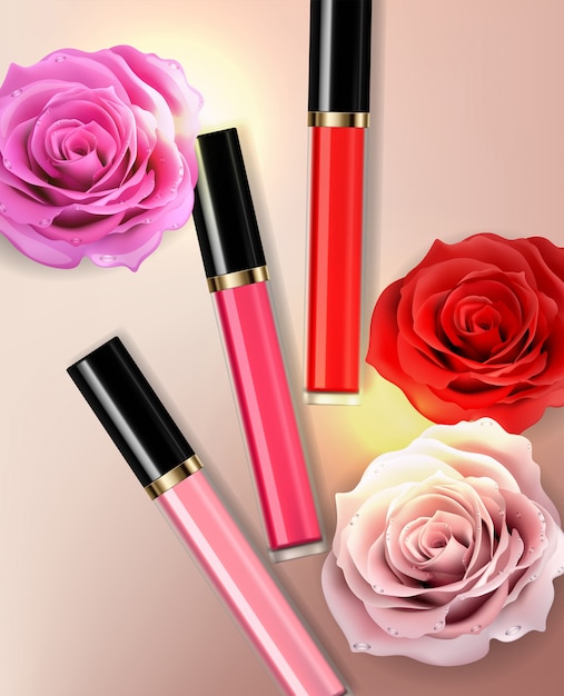 Lipgloss cosmetica verkoop