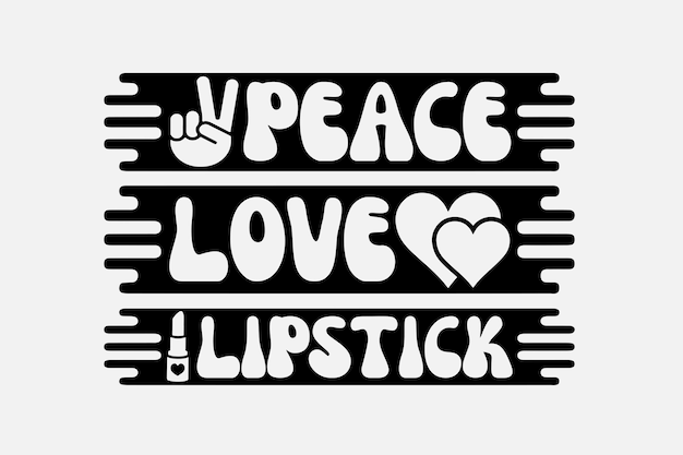 Vector lipistick svg design