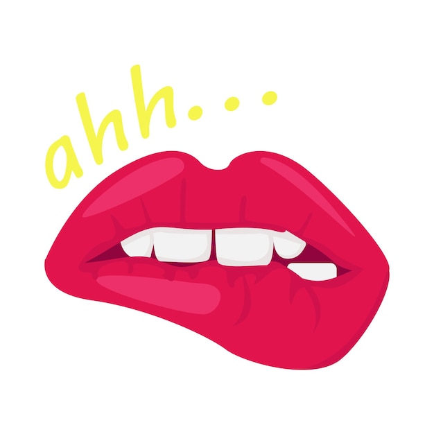 Lippen illustratie