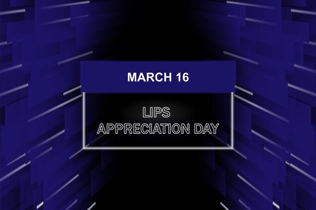 Lips Appreciation Day background