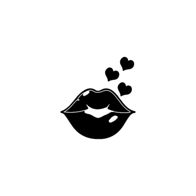 Vector lips icon