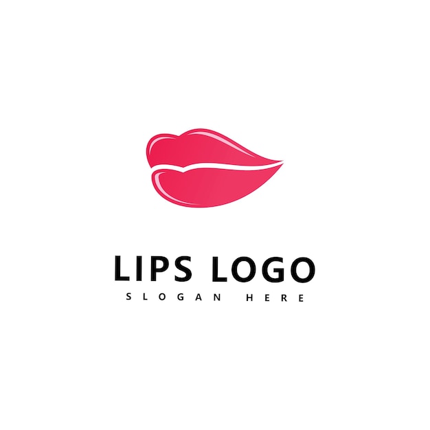 Lips logo beauty , sexy lips vector illustration