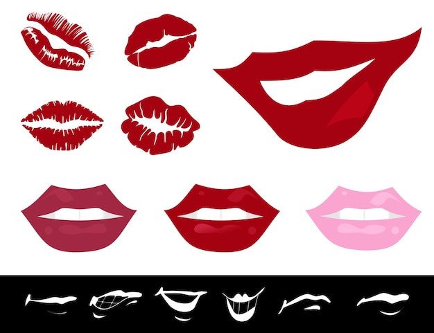 Vector lips3