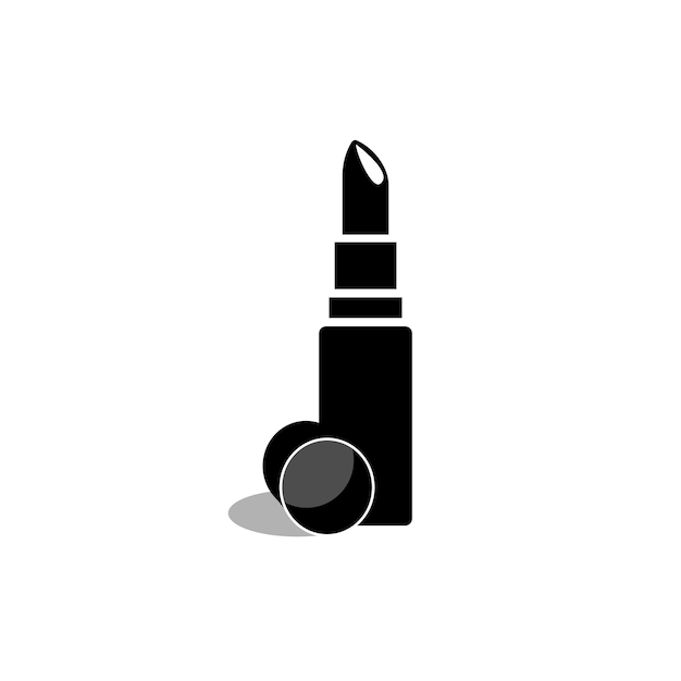 Lipstick beauty makeup vector illustration