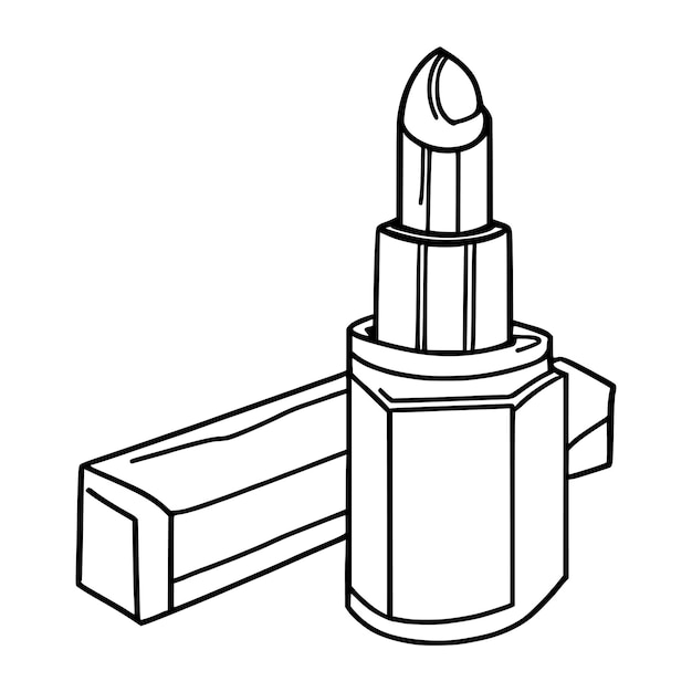 Lipstick Coloring Pages For Kids