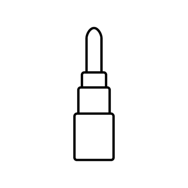 lipstick icon vector template illustration logo design