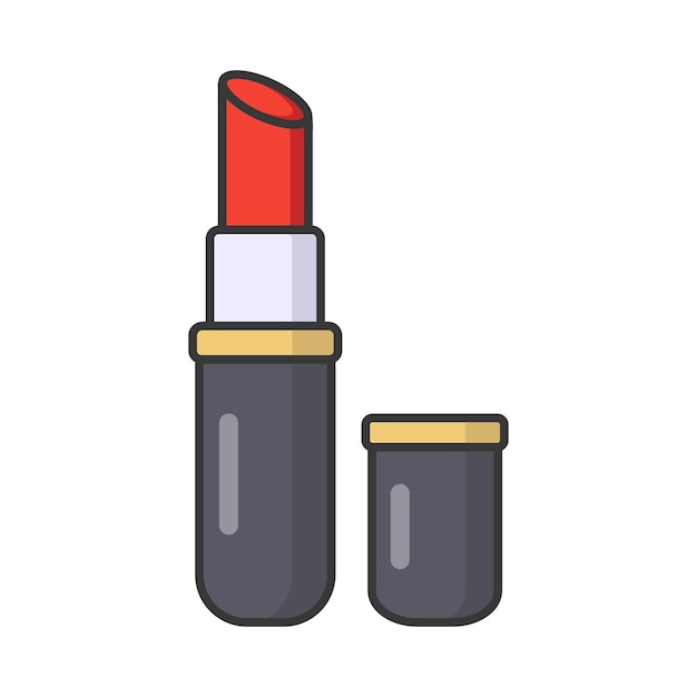 Lipstick icon vector on trendy style for design and print