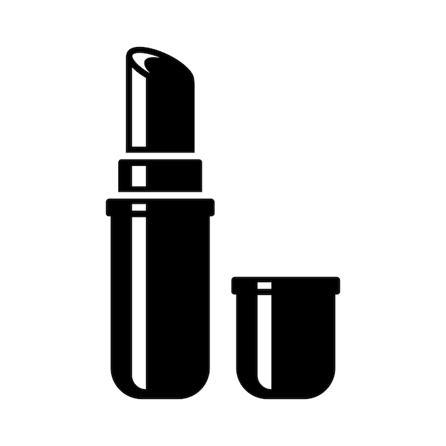 Lipstick icon vector on trendy style for design and print