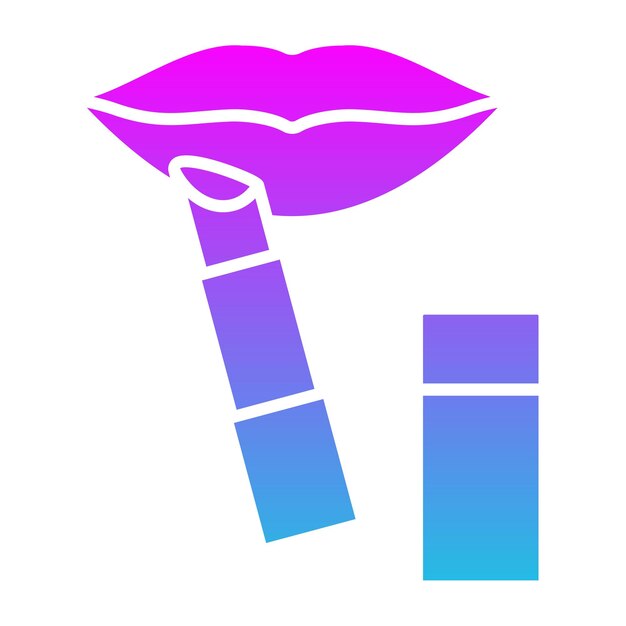 Vector lipstick icon