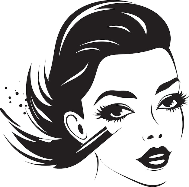 Lipstick and Liner Vector Makeup Illustration