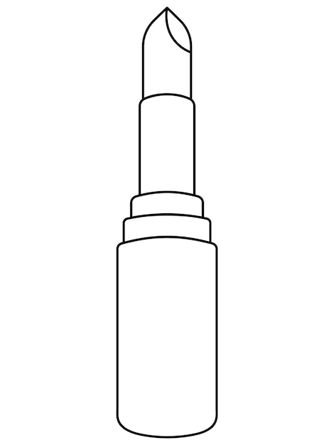 口紅。女性用化粧品。底面図。唇の保湿剤。化粧用装飾化粧品