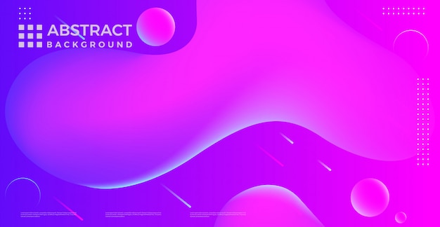 Liquid abstract fluid gradient shapes background design template