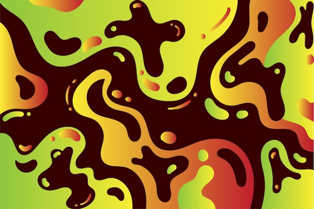 Liquid Abstract Illustration Background Color