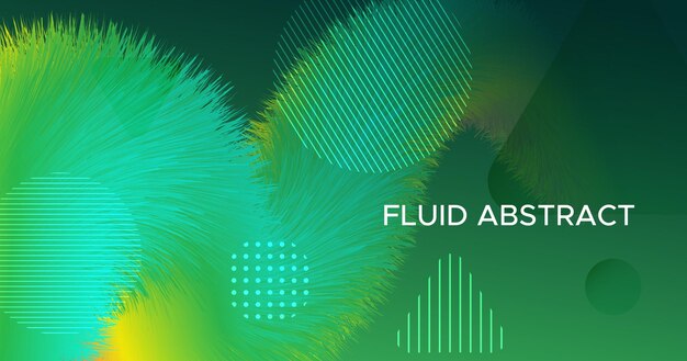 Liquid art background with gradient fluid shape