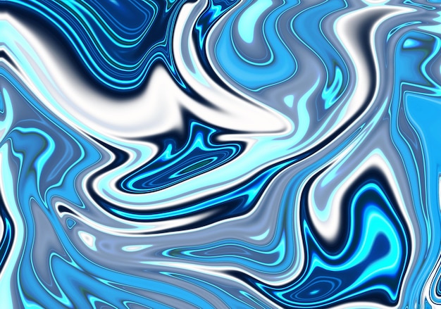 Liquid background Abstract 3d render futuristic background design modern illustration