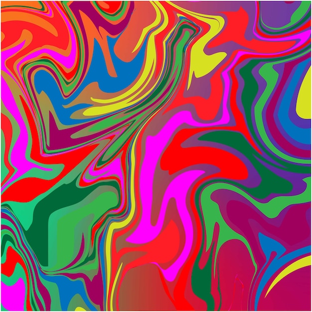 液体の背景の抽象的なレンダリング未来的な背景デザインのモダンなイラスト
