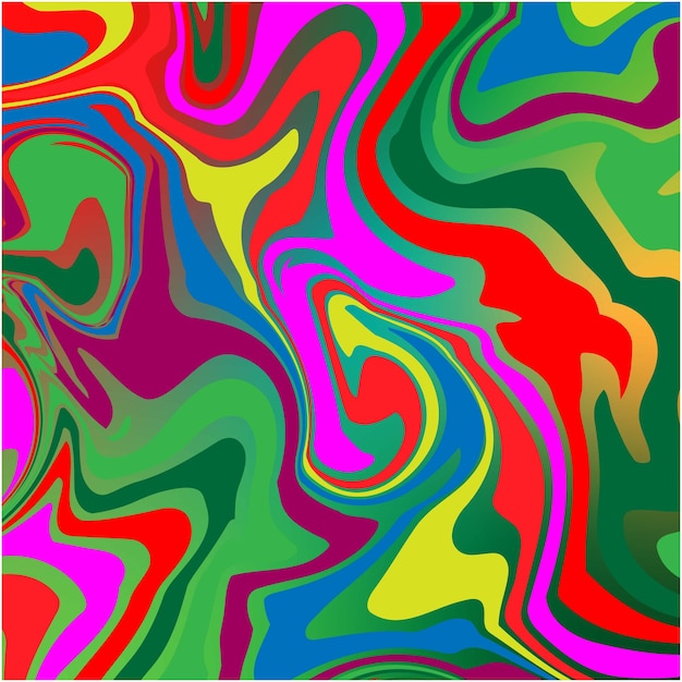 液体の背景の抽象的なレンダリング未来的な背景デザインのモダンなイラスト