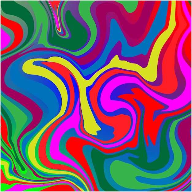 液体の背景の抽象的なレンダリング未来的な背景デザインのモダンなイラスト