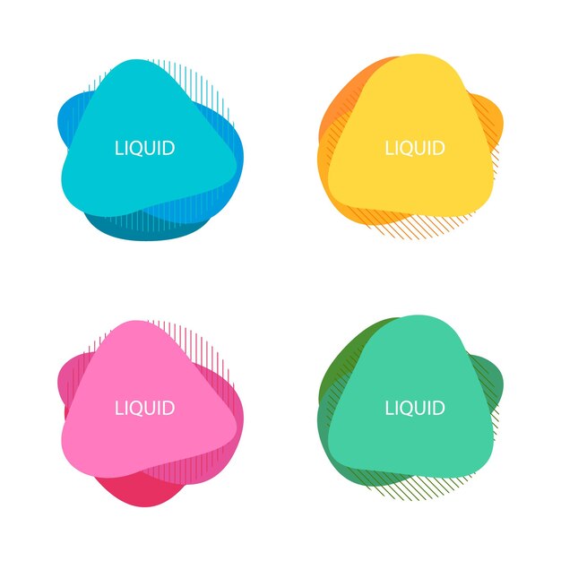 Liquid background elements