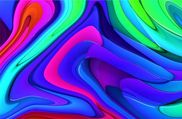 Vector liquid background