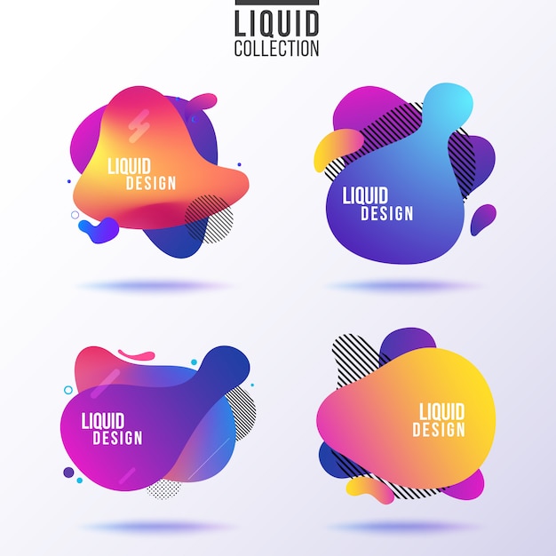 Liquid banner collection.
