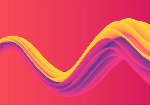 Liquid Color Abstract Background fluid template illustration